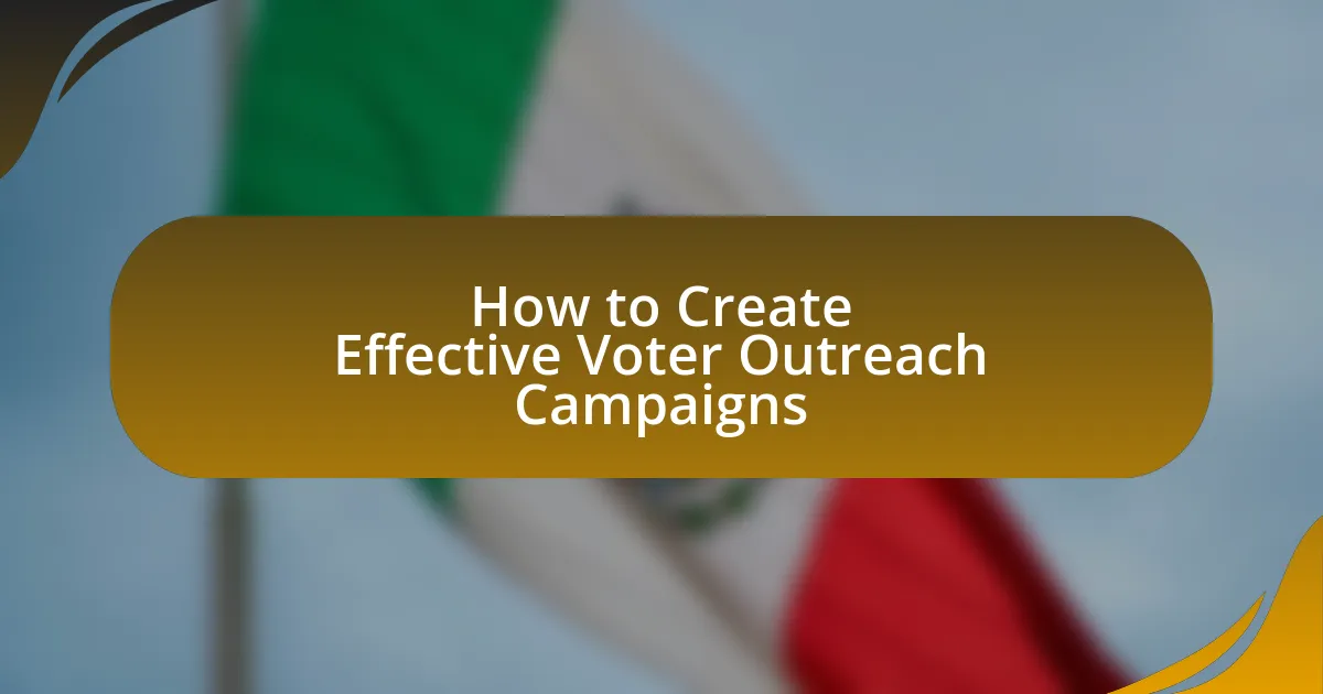 How to Create Effective Voter Outreach Campaigns
